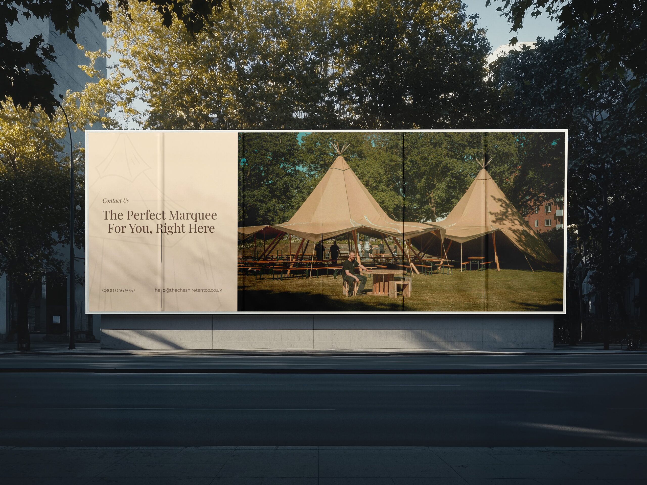 Cheshire Tent Web Design project