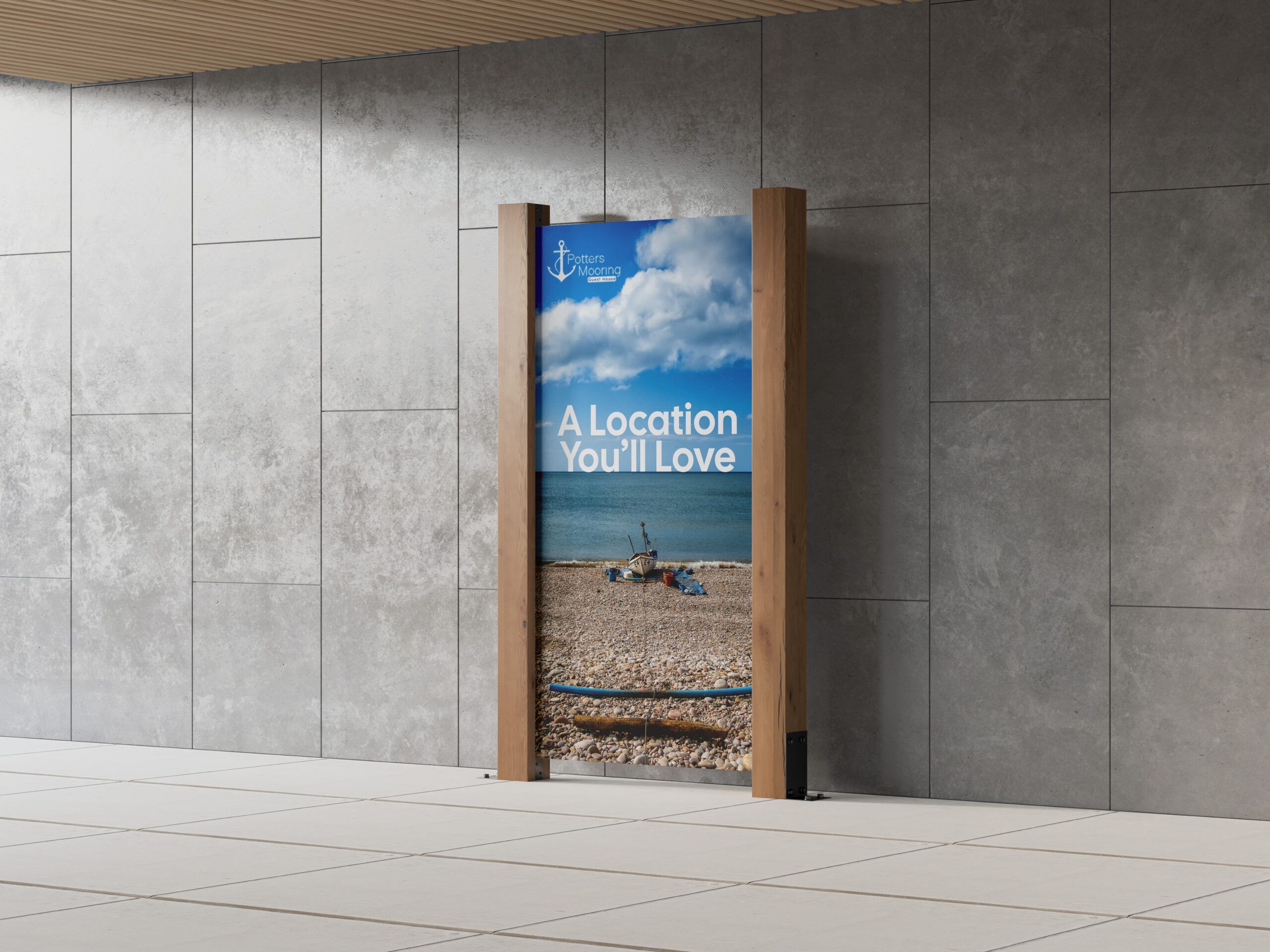 Potters Mooring - Hotel Web Design